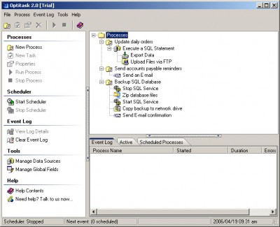 Optitask Task Automation 2.0.6 screenshot