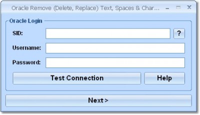 Oracle Remove (Delete, Replace) Text, Spaces & Cha 7.0 screenshot