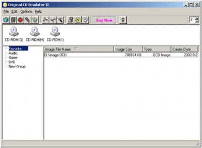 Original CD Burner & CD Emulator 2.10 screenshot Original CD Burner & CD Emulator 2.10 screenshot