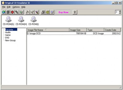 Original CD/CDRW/DVD Emulator 2.30 screenshot
