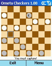 Orneta Checkers for Smartphone 2002 1.0.1 screenshot Orneta Checkers for Smartphone 2002 1.0.1 screenshot