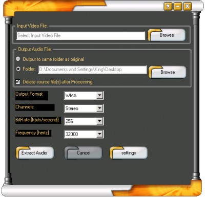 OSS Audio Extractor 5.6.0.2 screenshot OSS Audio Extractor 5.6.0.2 screenshot