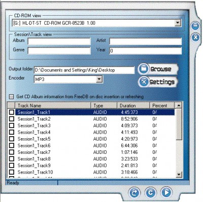 OSS CD Ripper N' ID3V2 Tag Editor 2.2.0.3 screenshot