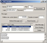OstroSoft POP3 Component 2.3 screenshot