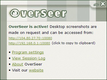 OverSeer 1.0 screenshot OverSeer 1.0 screenshot