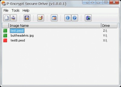 P-Encrypt Secure Drive 1.1.1.1 screenshot P-Encrypt Secure Drive 1.1.1.1 screenshot
