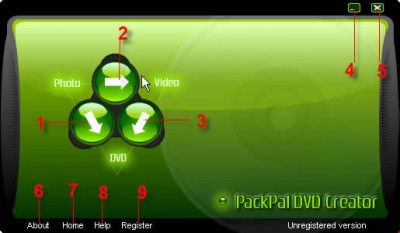 PackPal DVD Creator 2.00 screenshot