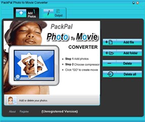 PackPal Photo to Movie Converter 2.00 screenshot PackPal Photo to Movie Converter 2.00 screenshot