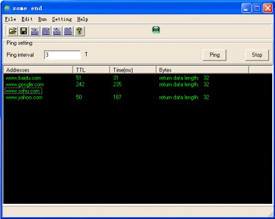 PackPal Ping Utility 2.1.2 screenshot