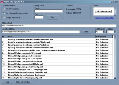 Padkit Site Updater 1.1 screenshot Padkit Site Updater 1.1 screenshot
