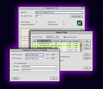 PageSucker Mac 3.2 screenshot