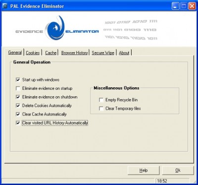 PALADIN Evidence Eliminator 1.2 screenshot