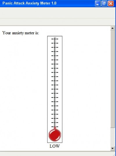 Panic Attack Anxiety Meter 1.0 screenshot Panic Attack Anxiety Meter 1.0 screenshot