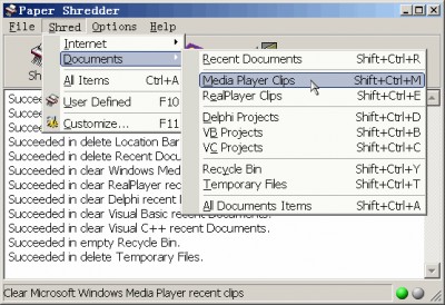Paper Shredder 1.3 screenshot Paper Shredder 1.3 screenshot