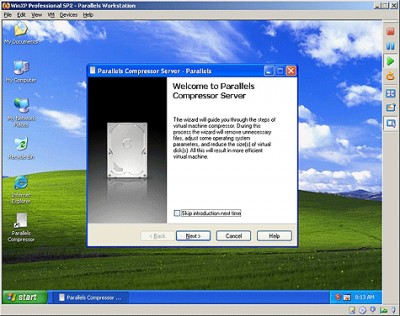 Parallels Compressor Server for Windows 2.0 screenshot