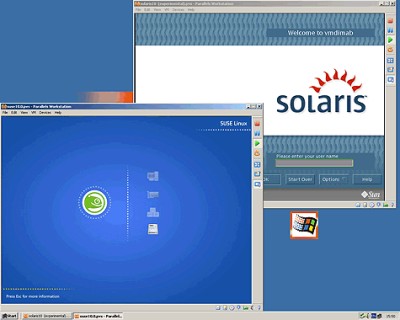 Parallels Workstation for Windows 2.1 screenshot