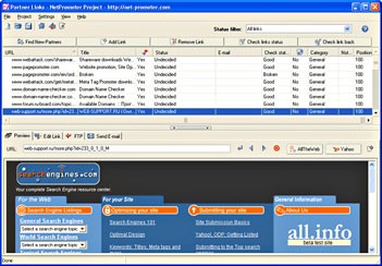 Partner Links 2.1 screenshot Partner Links 2.1 screenshot