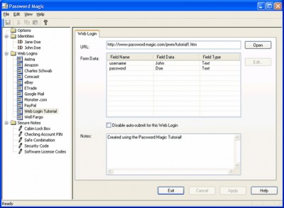 Password Magic Password Manager 1.2 screenshot Password Magic Password Manager 1.2 screenshot