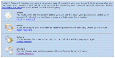 Password Reset Manager 3.1.018 screenshot Password Reset Manager 3.1.018 screenshot
