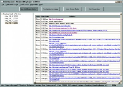 PC Sentinel SmokingGun.Net: Keylogger and More! 2.4.0 screenshot PC Sentinel SmokingGun.Net: Keylogger and More! 2.4.0 screenshot