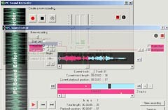 PC Sound Recorder and Editor WMA 1.05 screenshot