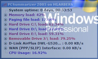 PCSummarizer 2005 2.6.0.0 screenshot PCSummarizer 2005 2.6.0.0 screenshot