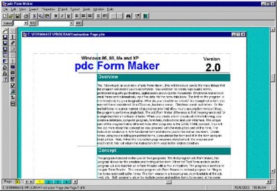 pdc Form Maker 2.0.0 screenshot pdc Form Maker 2.0.0 screenshot