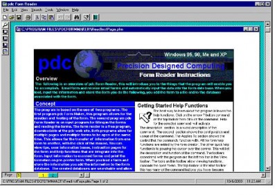 pdc Form Reader 1.0.0 screenshot pdc Form Reader 1.0.0 screenshot