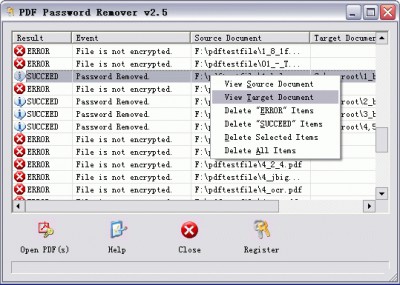 PDF Password Remove 7.5.6.1218 screenshot