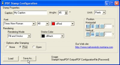 PDF StampIt 1.0 screenshot PDF StampIt 1.0 screenshot