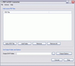 PDF to DXF Converter 6.8 6.8 screenshot