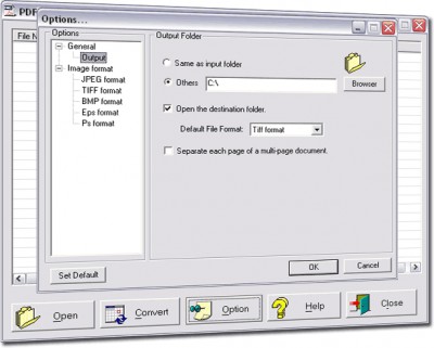 PDF to Jpeg/Jpg/Tiff/Bmps converter 2.0 screenshot PDF to Jpeg/Jpg/Tiff/Bmps converter 2.0 screenshot