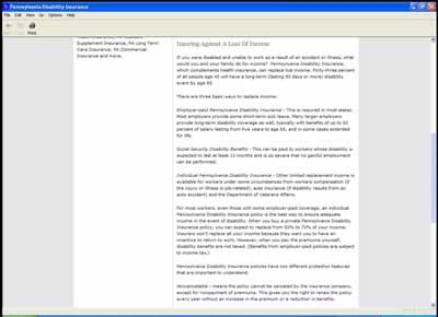Pennsylvania Disability Insurance 1 screenshot