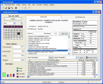 Perfect Health Professional 3.1 screenshot