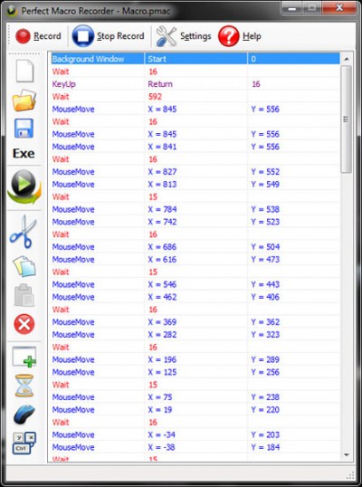 Perfect Macro Recorder 1.50.00 screenshot