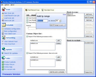 Perfect Network Antispy 2.0 screenshot