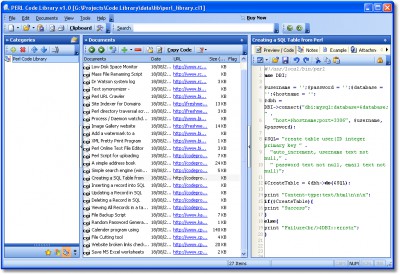 Perl Code Library 1.8.5.441 screenshot Perl Code Library 1.8.5.441 screenshot