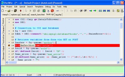 PerlWiz 2.1.0 screenshot PerlWiz 2.1.0 screenshot