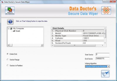 Permanent Data Wiper 3.0.1.5 screenshot Permanent Data Wiper 3.0.1.5 screenshot