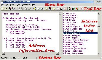 Personal Address File 1.22 screenshot Personal Address File 1.22 screenshot