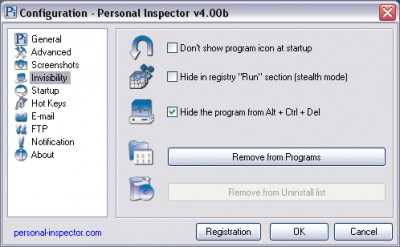 Personal Inspector 4.60 screenshot