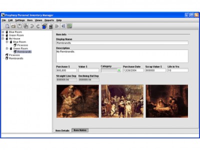 Personal Inventory Manager 1.0 screenshot