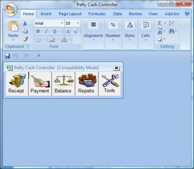 Petty Cash Controller 1.0 screenshot Petty Cash Controller 1.0 screenshot