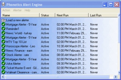 Phonotics Alert Engine 2.0 screenshot Phonotics Alert Engine 2.0 screenshot