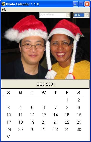 Photo Calendar 1.1.0 screenshot
