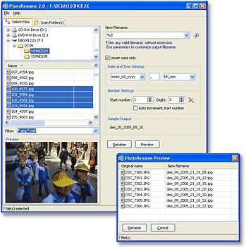 PhotoRename 1.0 screenshot PhotoRename 1.0 screenshot