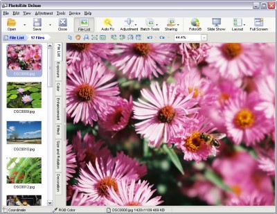 PhotoRite Deluxe - Windows photo editor (autofix) 2.0.0e screenshot