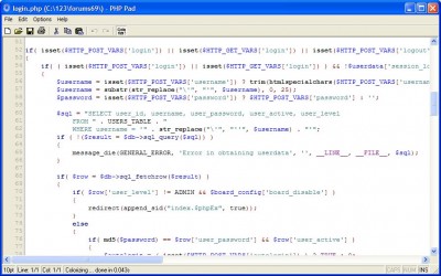 PHP Rite 1.471 screenshot