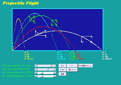 Physics Virtual Laboratory, PVL 1 screenshot