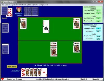 Pinochle 2.0.7 screenshot Pinochle 2.0.7 screenshot